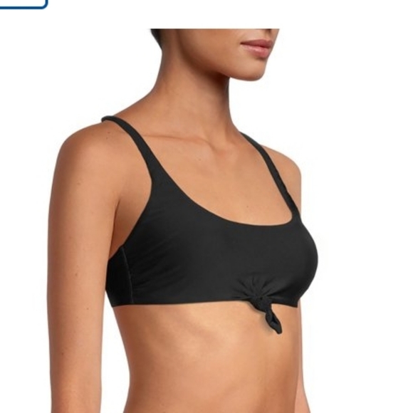 SOCIAL ANGEL BLACK TIE FRONT TOP - Picture 4 of 7